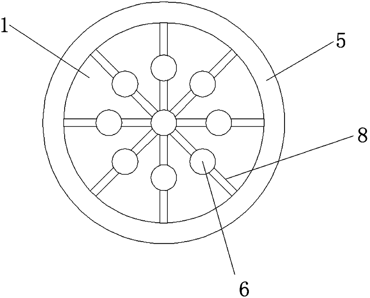 Press-fitting plate for full-automatic press-fitting machine