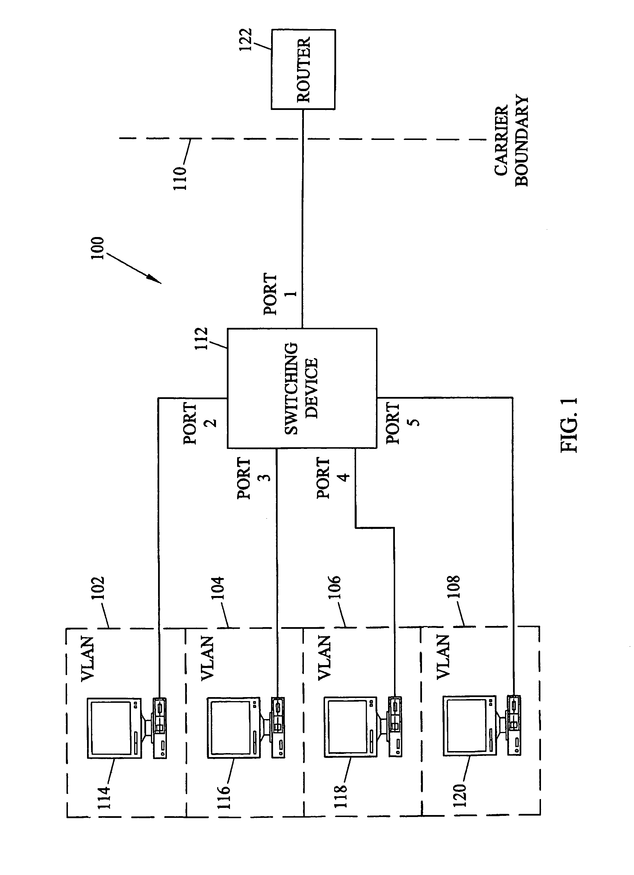 Methods and systems for associating and translating virtual local area network (VLAN) tags