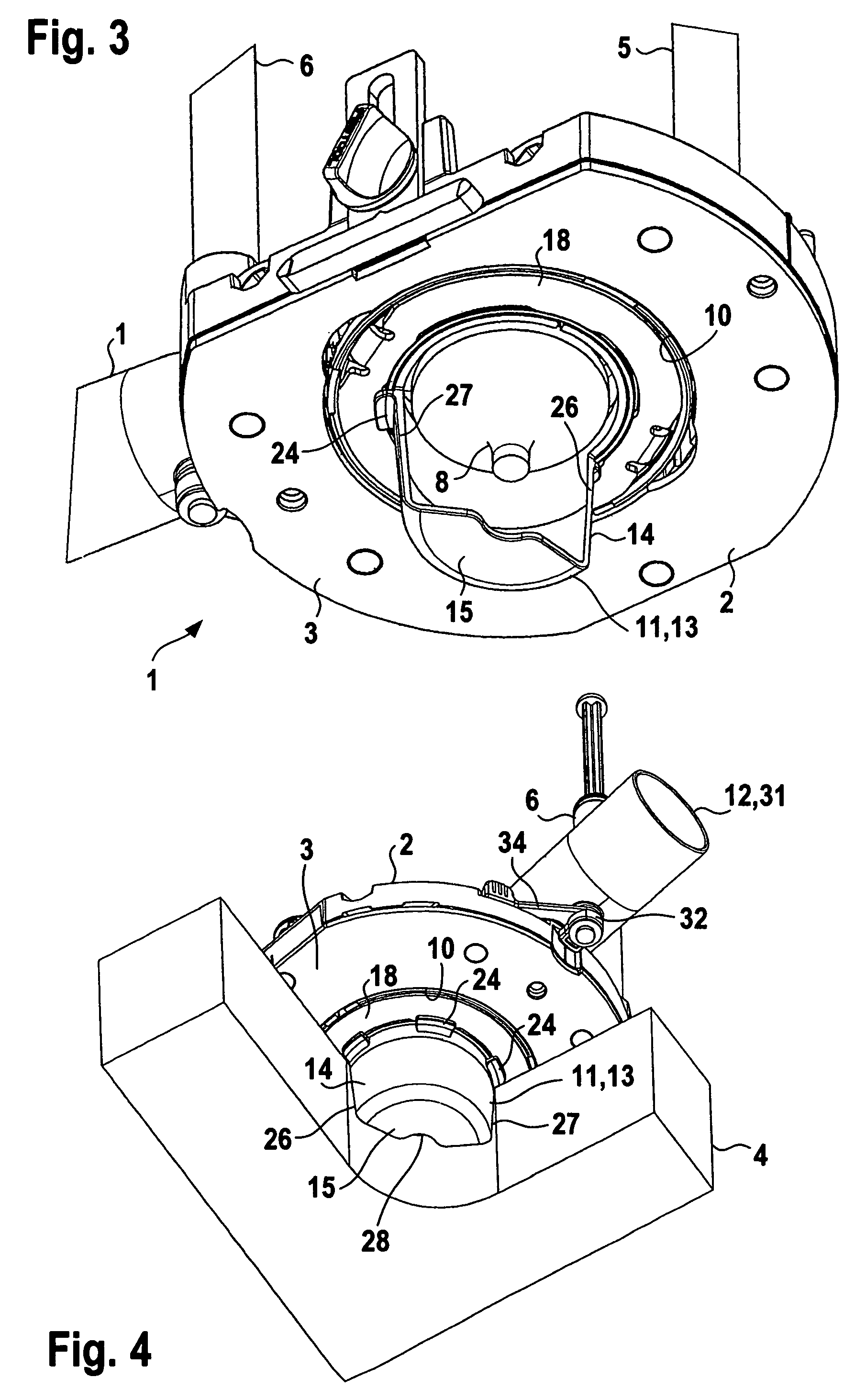 Dust extractor device for a router