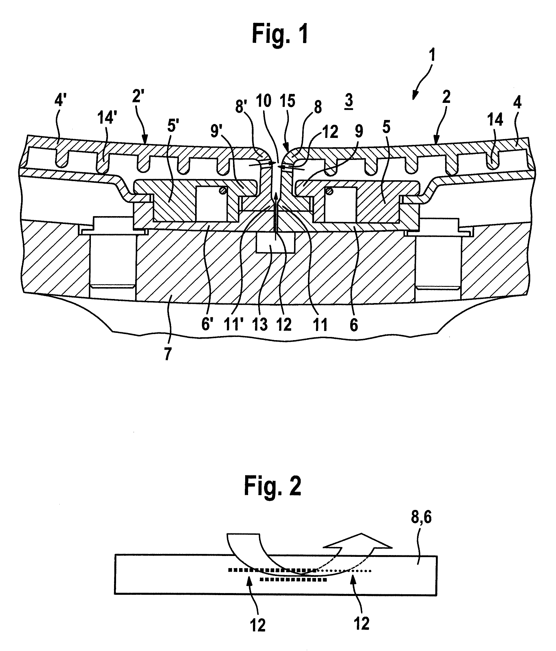 Combustion chamber of a combustion system