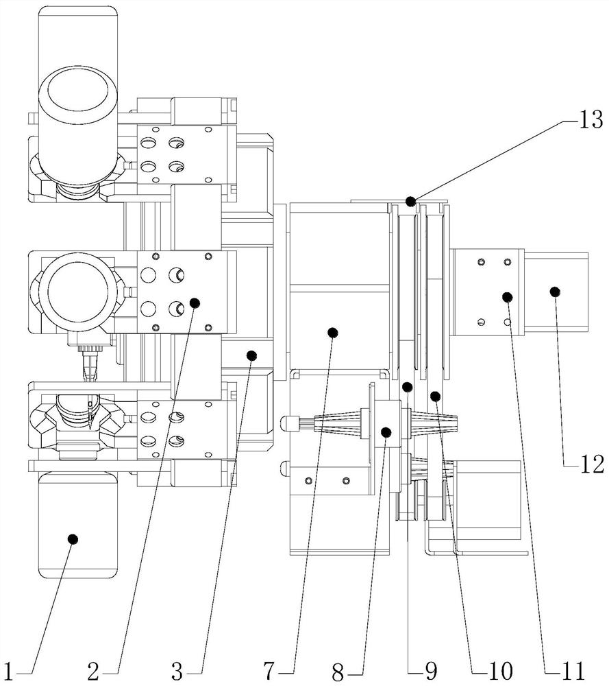 Turntable mechanism of medicine dispensing machine