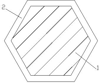 Composite metal electrolytic rod