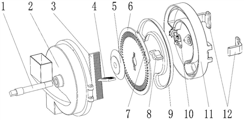 Auxiliary seed-supporting air-suction type precision vegetable seed-metering device