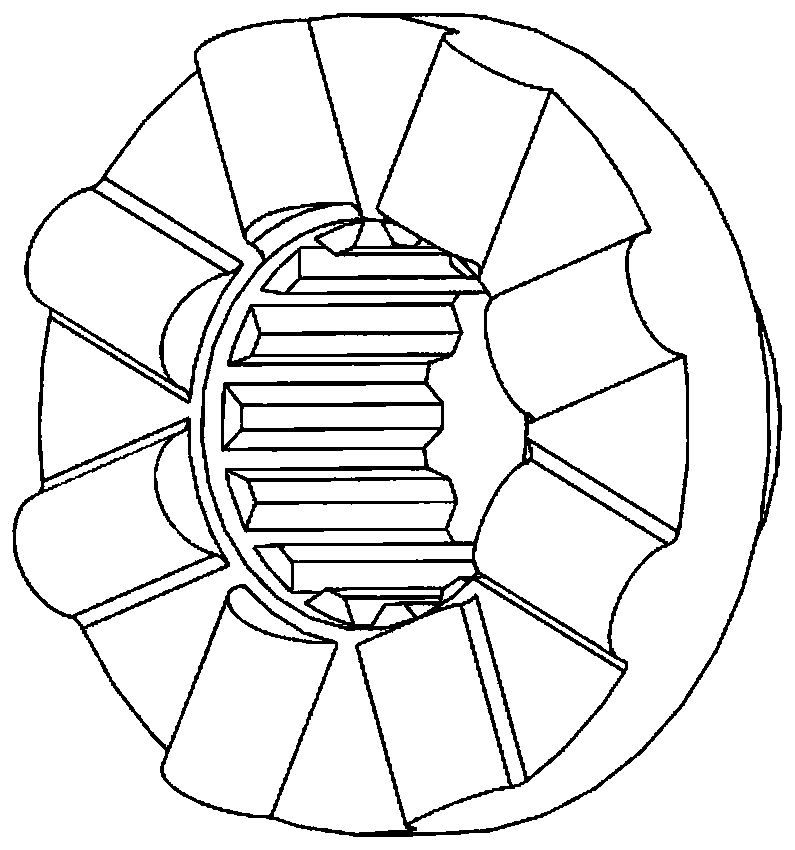 Speed reducer for two-stroke aviation piston engine used for small and medium-sized UAV