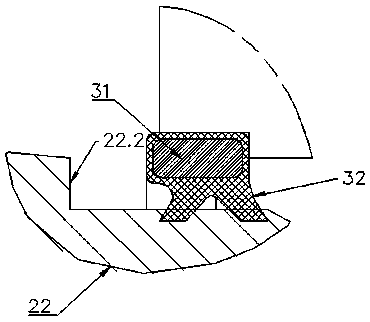 Mounting method of torsion bar component and torsion bar component mounting structure