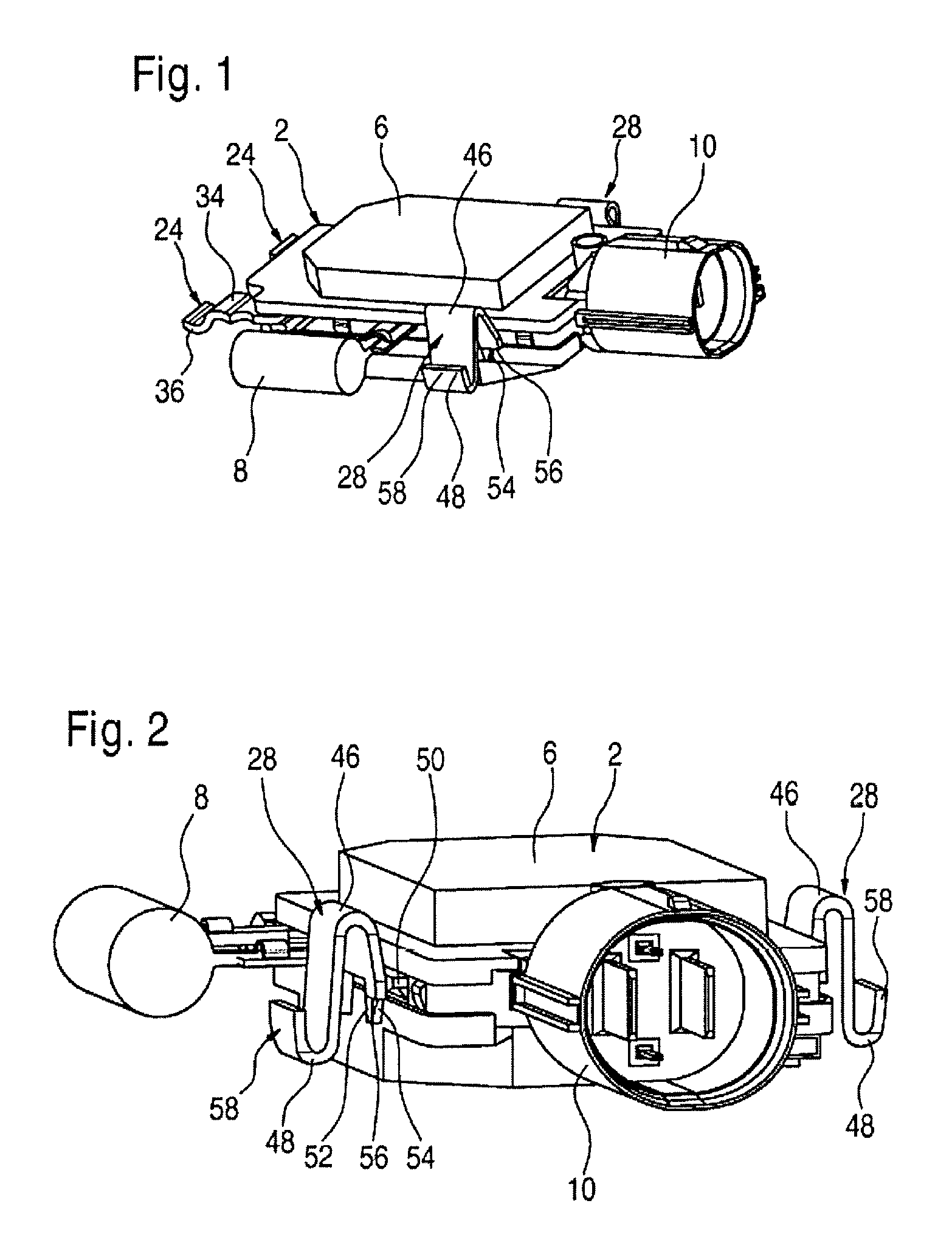 Electronic module for a fan of an internal combustion engine in a motor vehicle