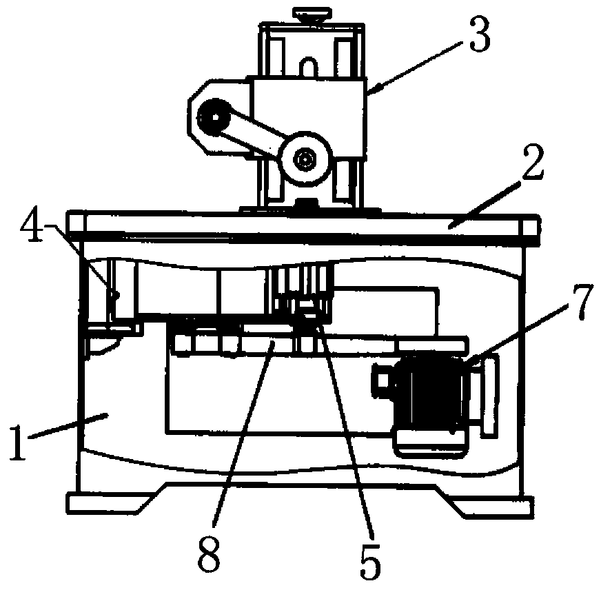 Chamfering machine for bent wood