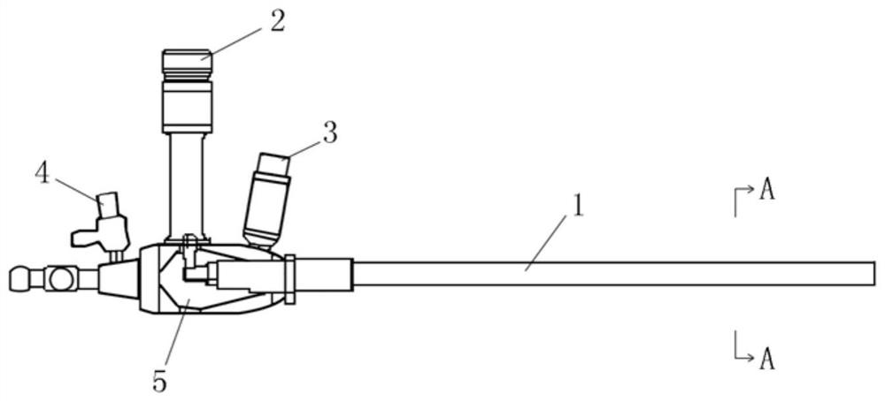 Working mirror with induction probe