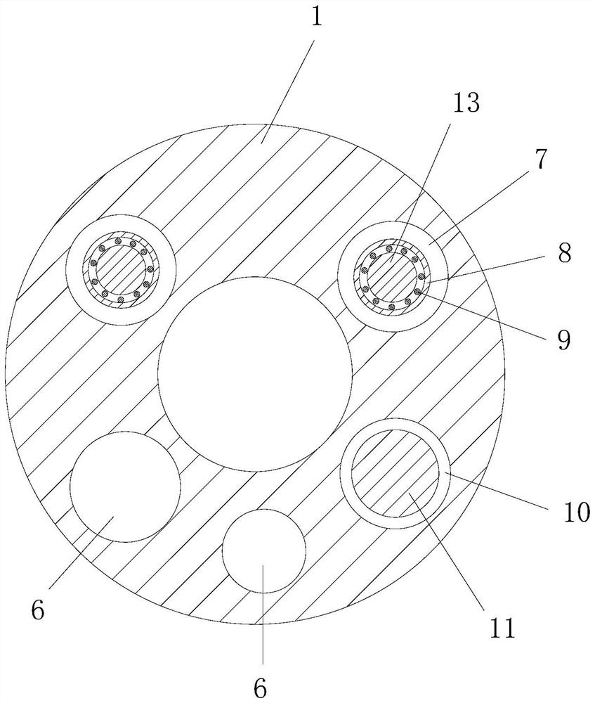 Working mirror with induction probe