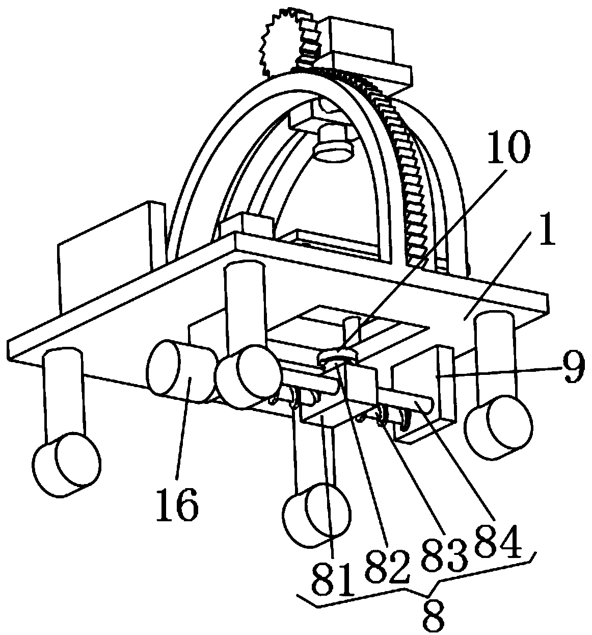 High-precision special-shaped profile laser measuring instrument