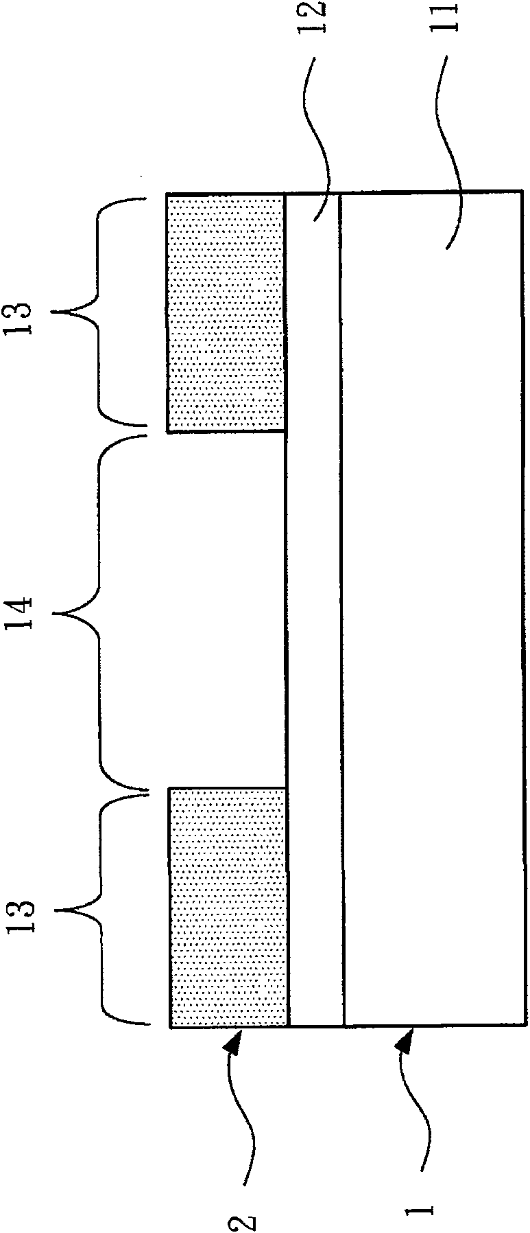 Solar battery having flat contact area and manufacture process thereof