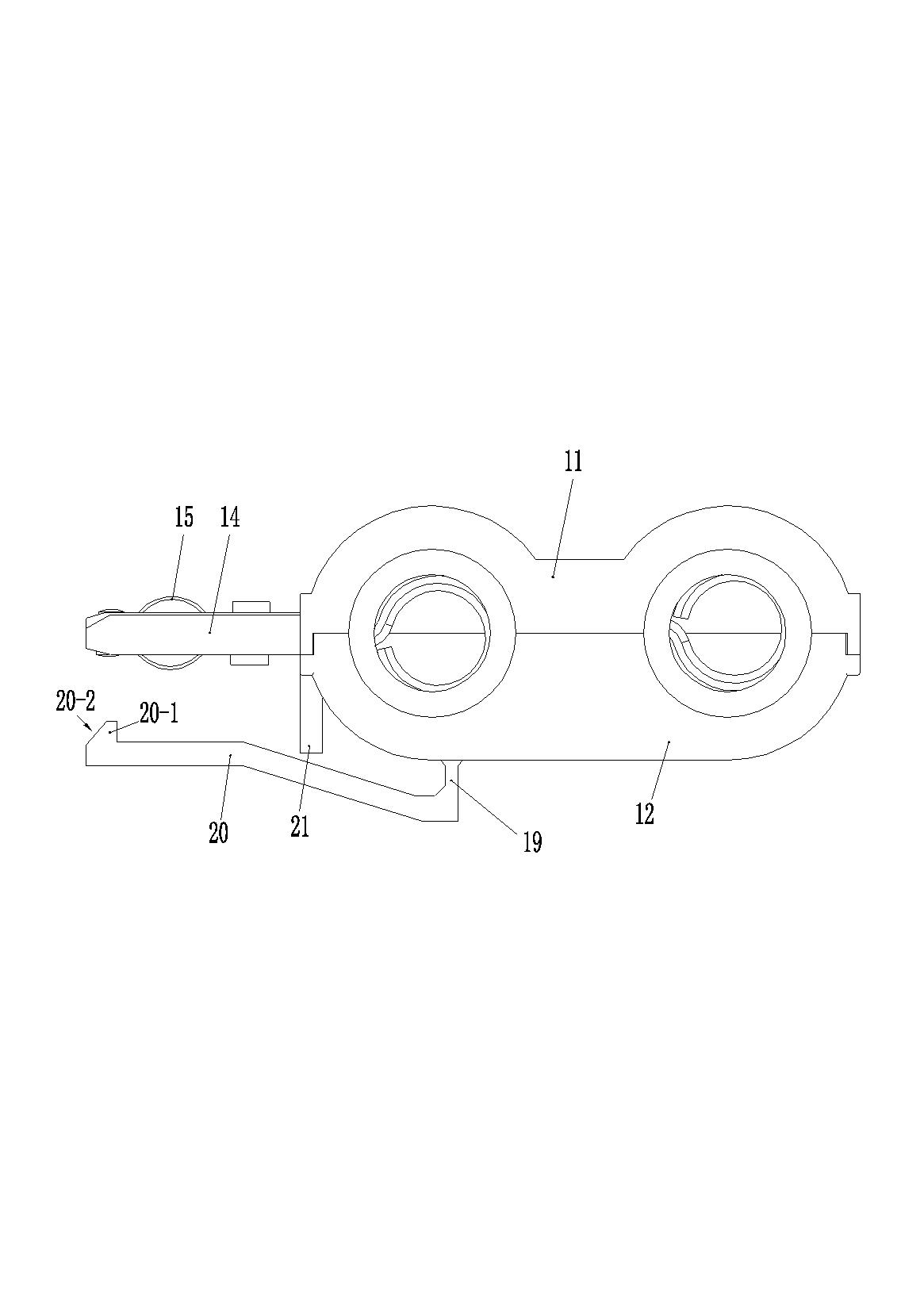 Large-current electric connector and component thereof