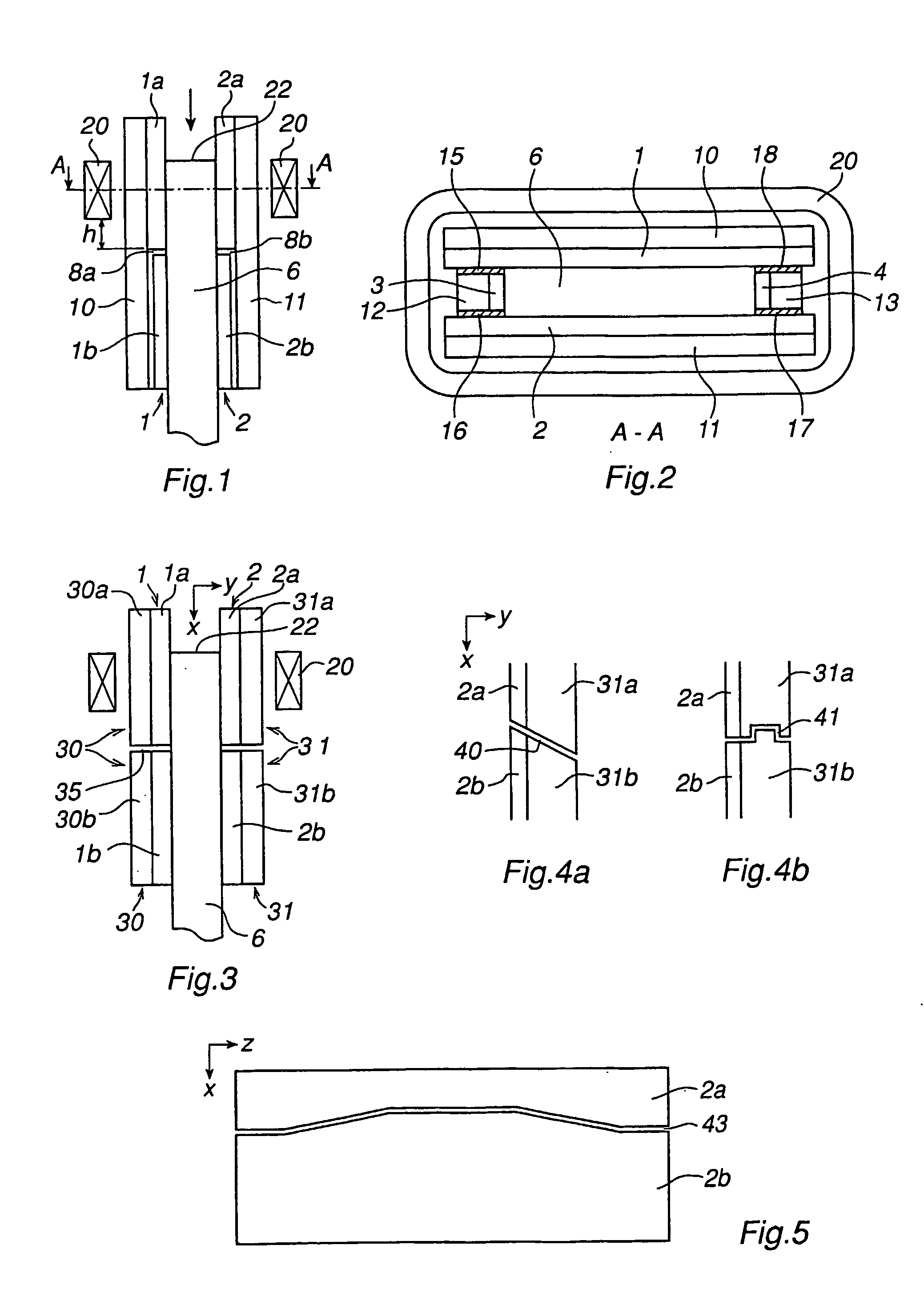 Device for casting of metal