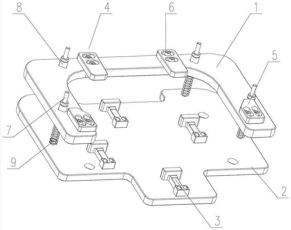 Caster assembly device, pressing device and caster installation method