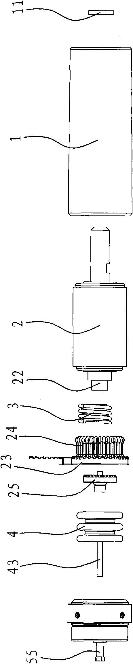 Permanent magnet vacuum unidirectional switch and multifunctional composition switch provided with same