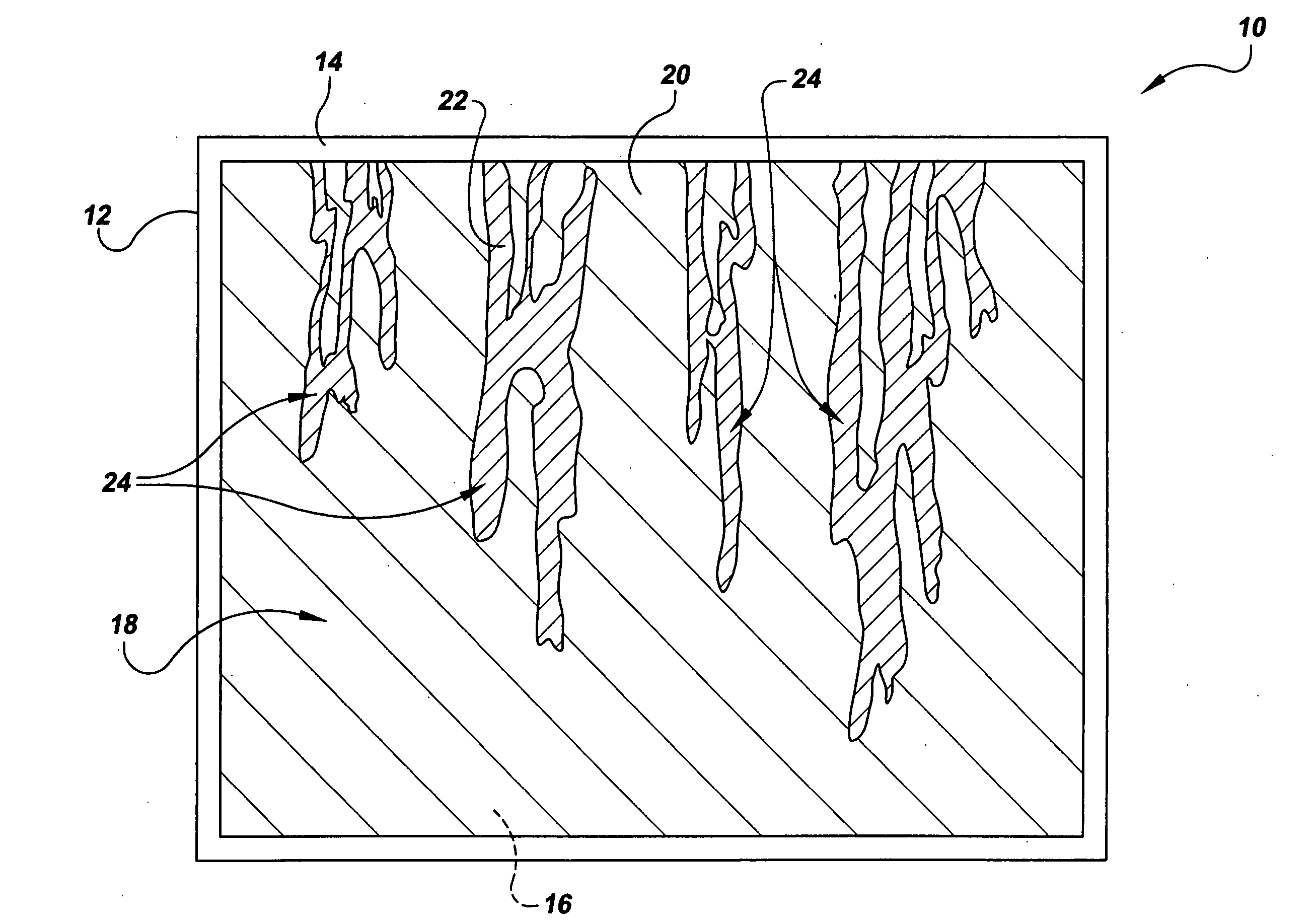 Optically embossed sheet for a laminate and method of making