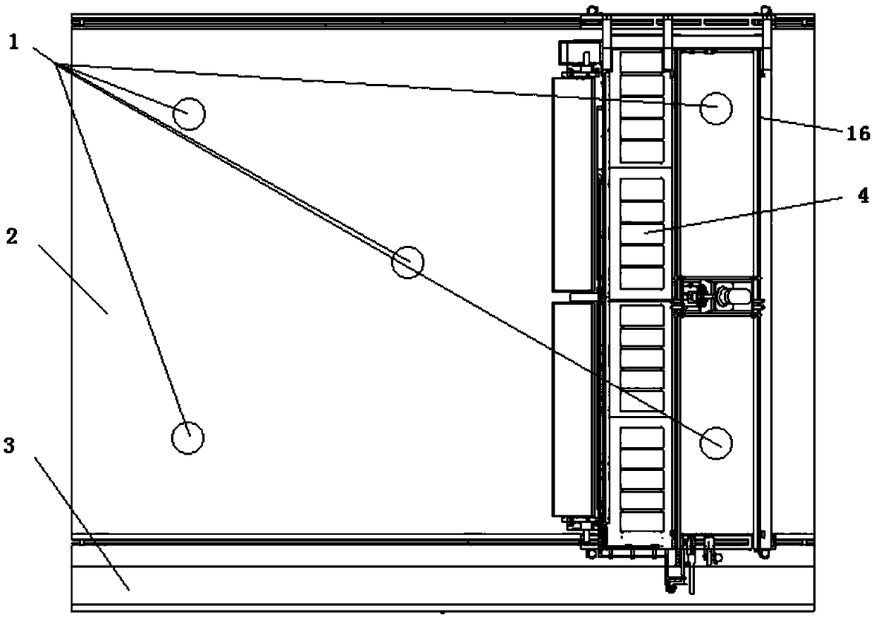 Automatic overturning and throwing equipment for organic garbage fermentation