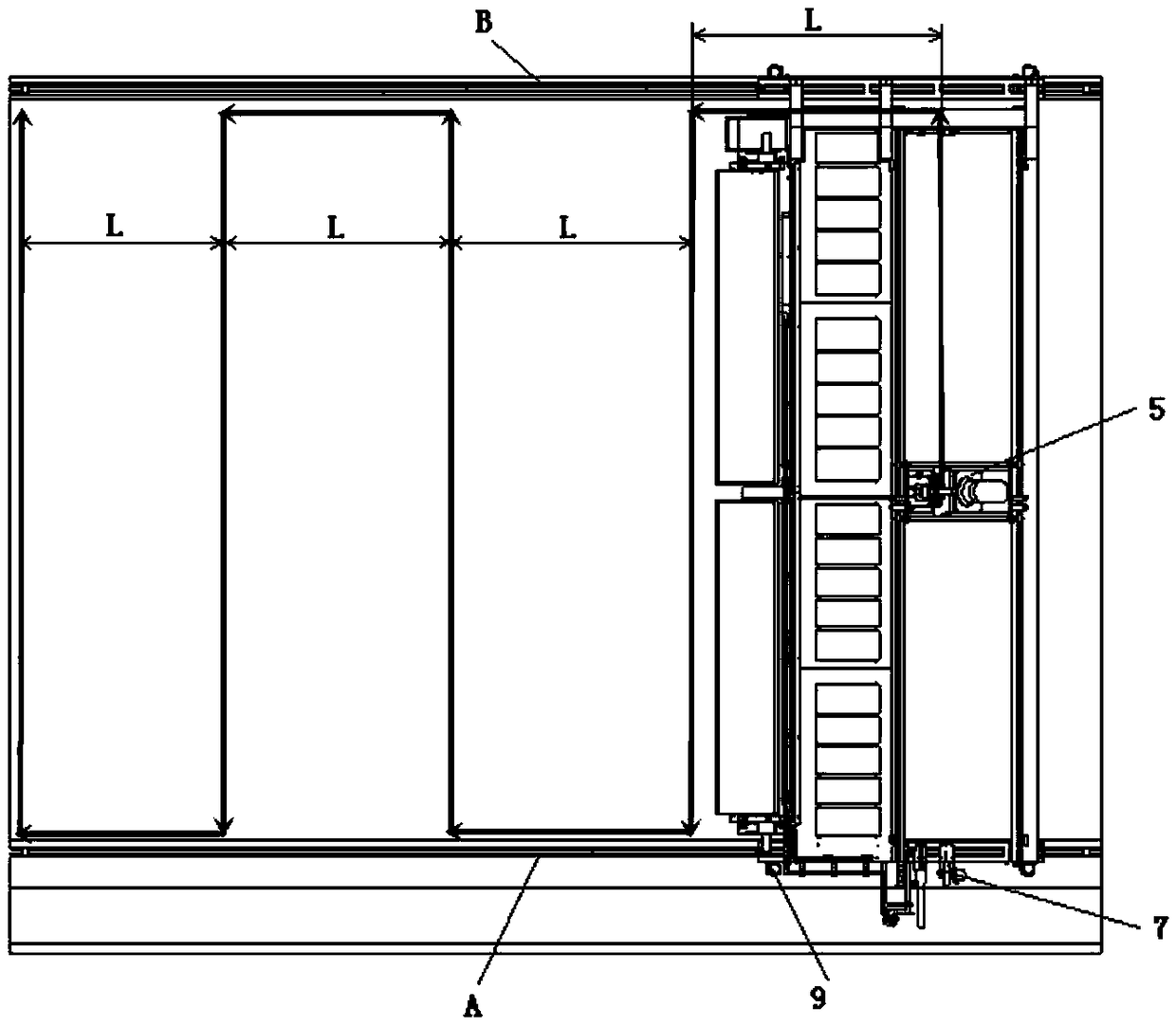 Automatic overturning and throwing equipment for organic garbage fermentation