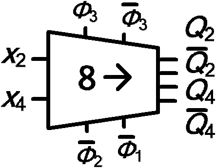 Mixed-value based eight-value heat-insulation addition and subtraction counter