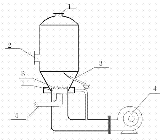 Wind direction stable spraying pelleting device
