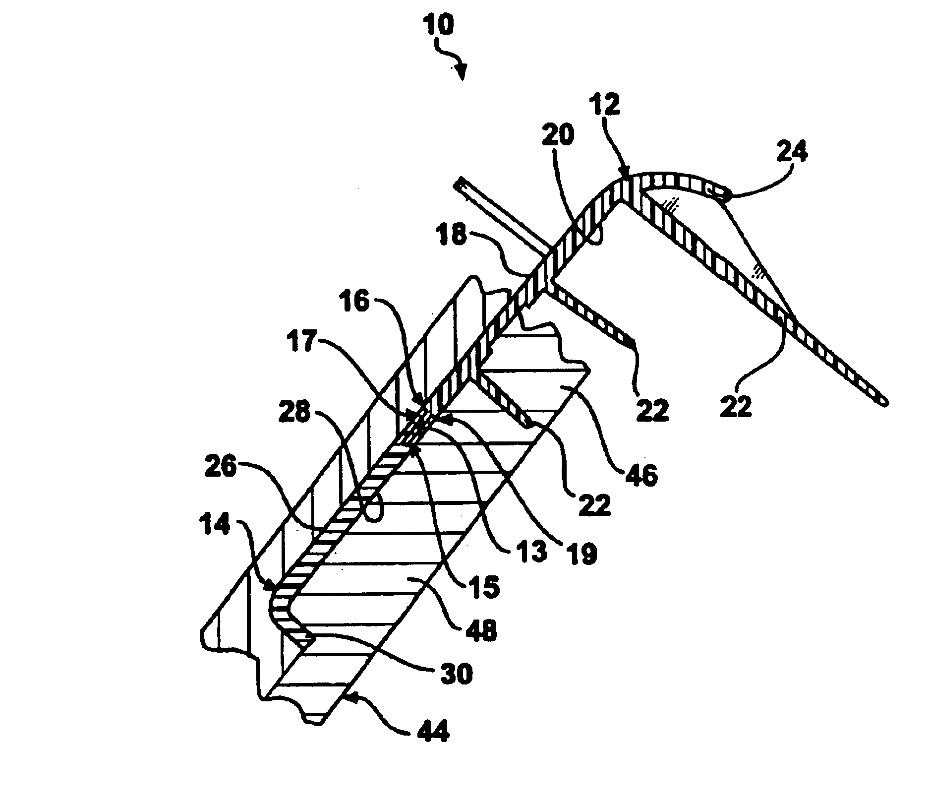 Air deflector for attachment to a lower surface of a vehicle and method for producing the same