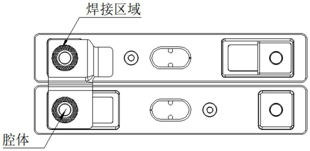 Battery pole welding quality detection device and method