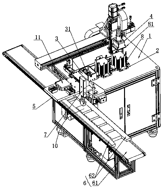 Automatic folding and gluing apparatus for packing boxes