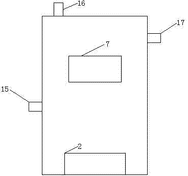 Reverse combustion type biological straw compressed block heating and cooking dual-purpose furnace