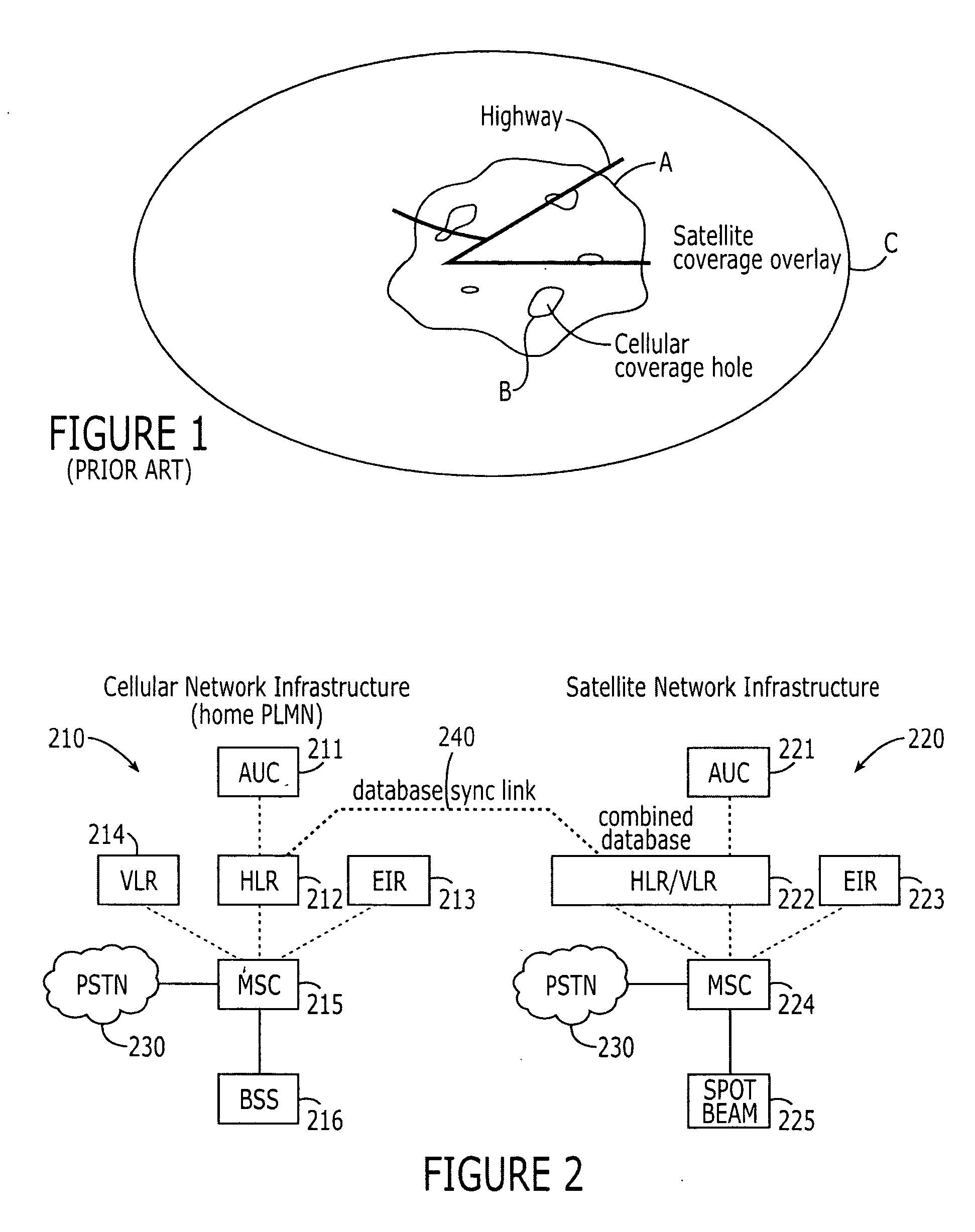 Systems and methods for mobility management in overlaid mobile communications systems