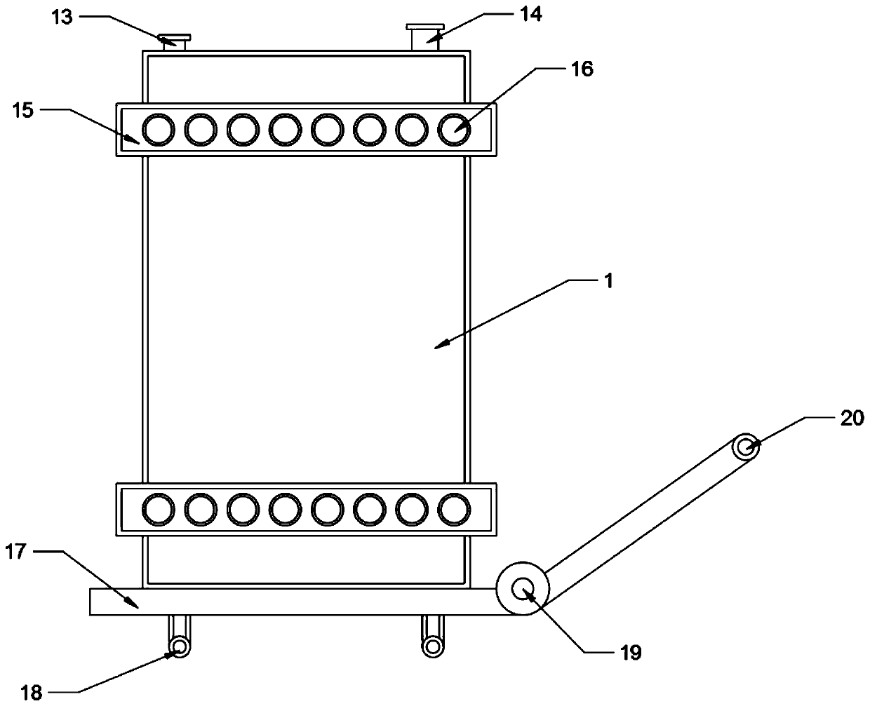 Disinfection machine device for indoor farm