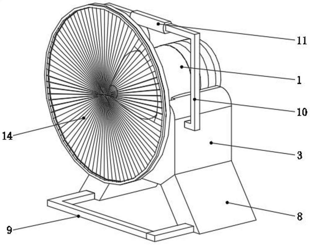 Zinc alloy horn body with heat dissipation function