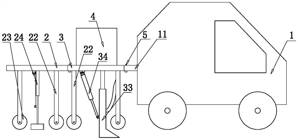 Modularized seeding machine convenient to assemble in field