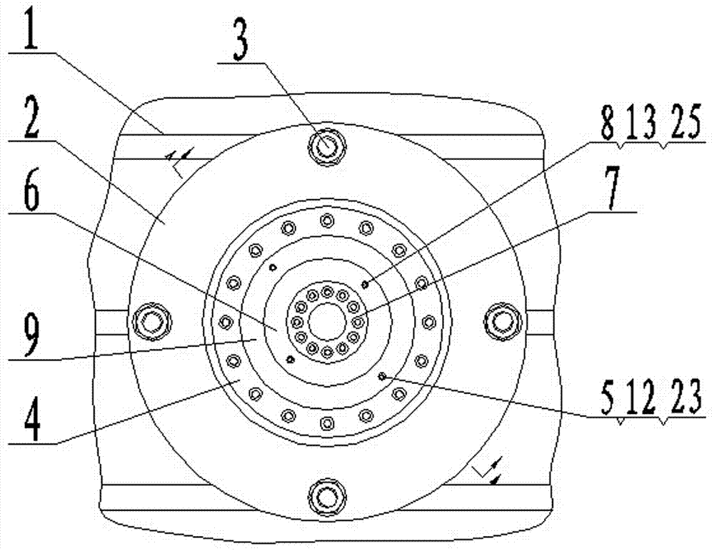 Split cycloid disc numerical-control milling and positioning clamp