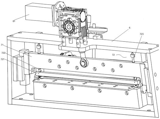 A kind of slitting and cutting system for brown sugar slices