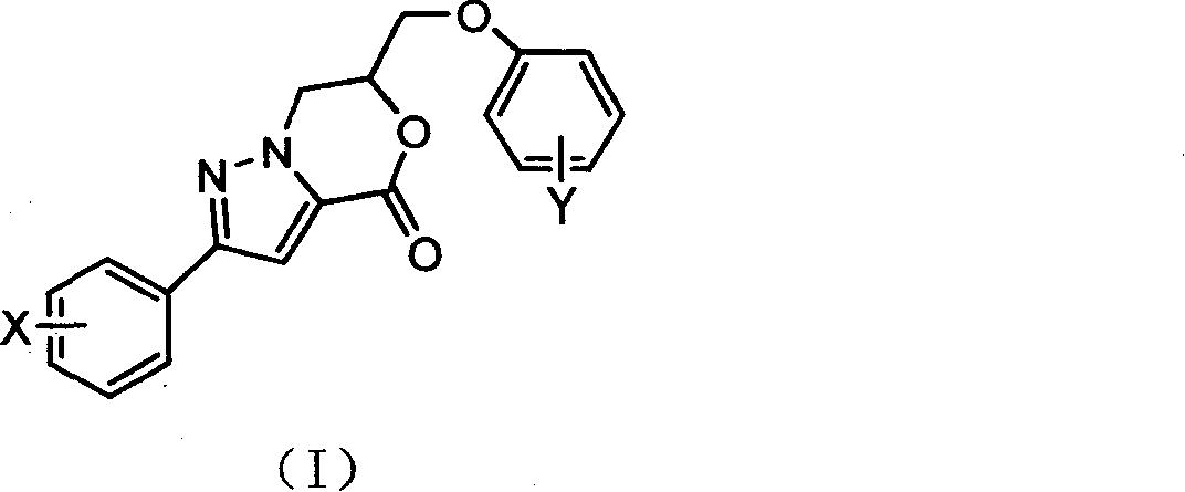 6 (aryloxy methyl) - 2 aryl - 6, 7 dihydro 4h - pyrido [5,1 c ] [1,4] oxaxine - 4 -     ketone derivative, and preparation method