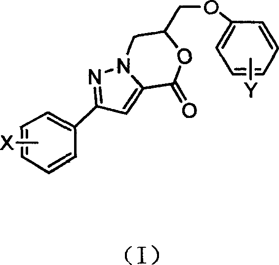 6 (aryloxy methyl) - 2 aryl - 6, 7 dihydro 4h - pyrido [5,1 c ] [1,4] oxaxine - 4 -     ketone derivative, and preparation method