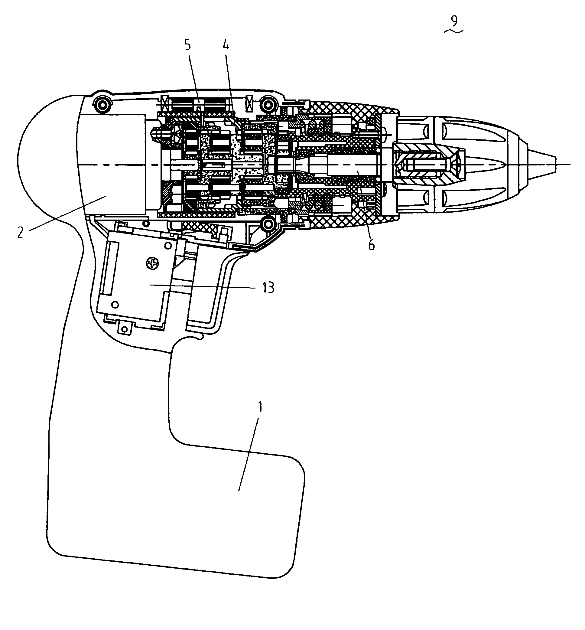 Power tool having control system for changing rotational speed of output shaft