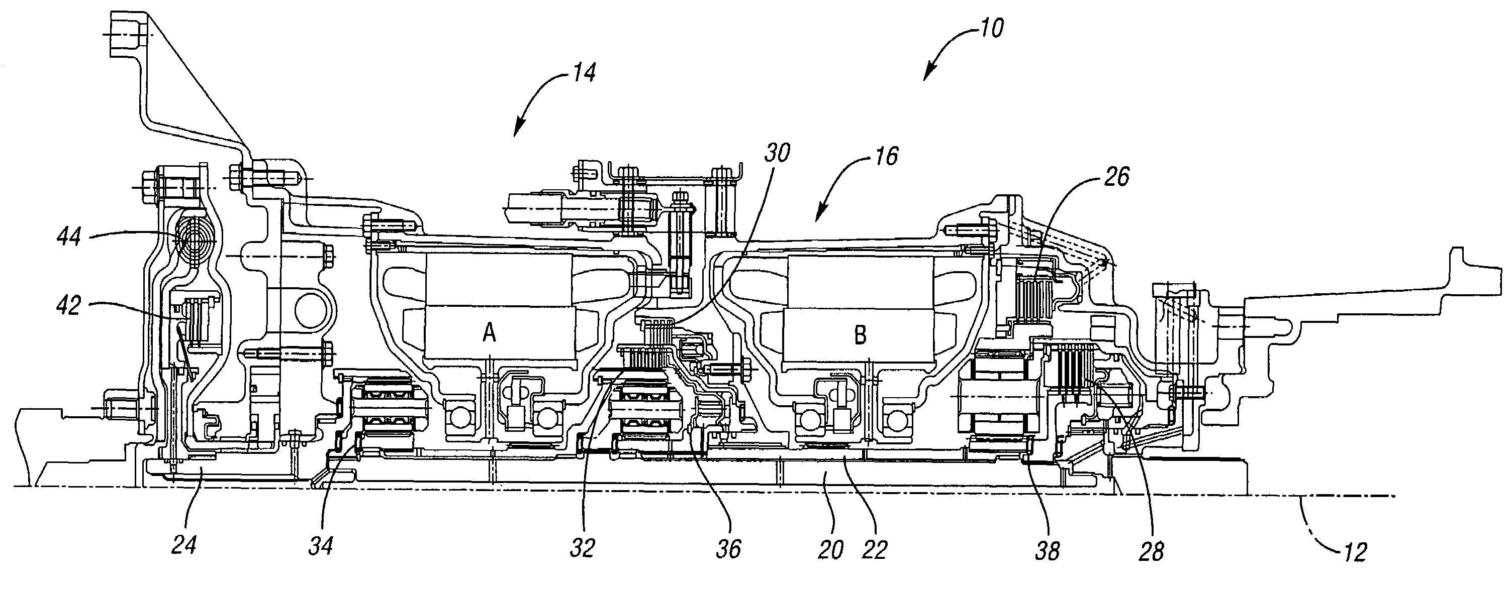 Method for assembling a hybrid electro-mechanical transmission