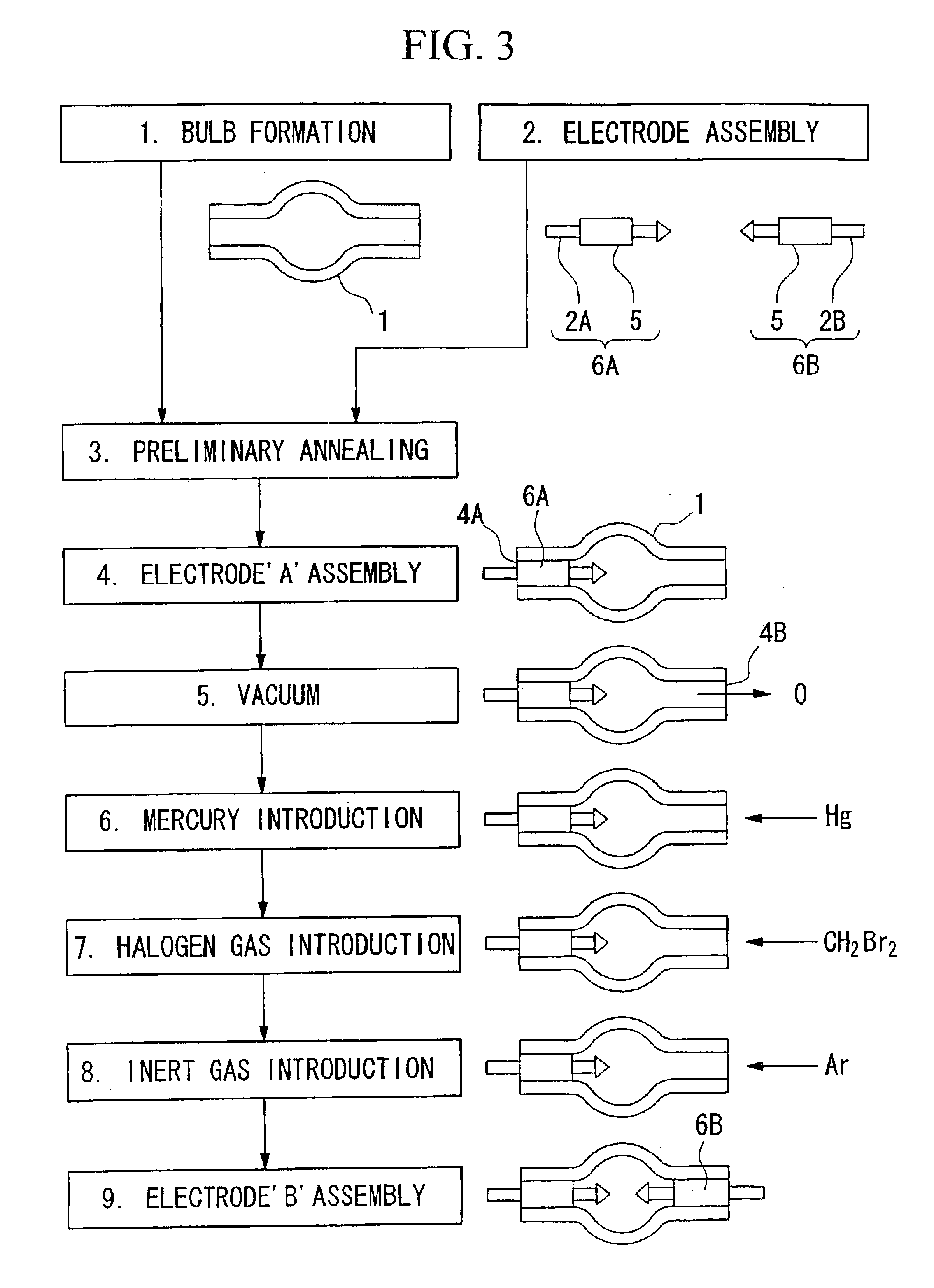 High pressure discharge lamp and method of production therefor