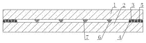 Flat low-altitude glass and manufacturing method thereof