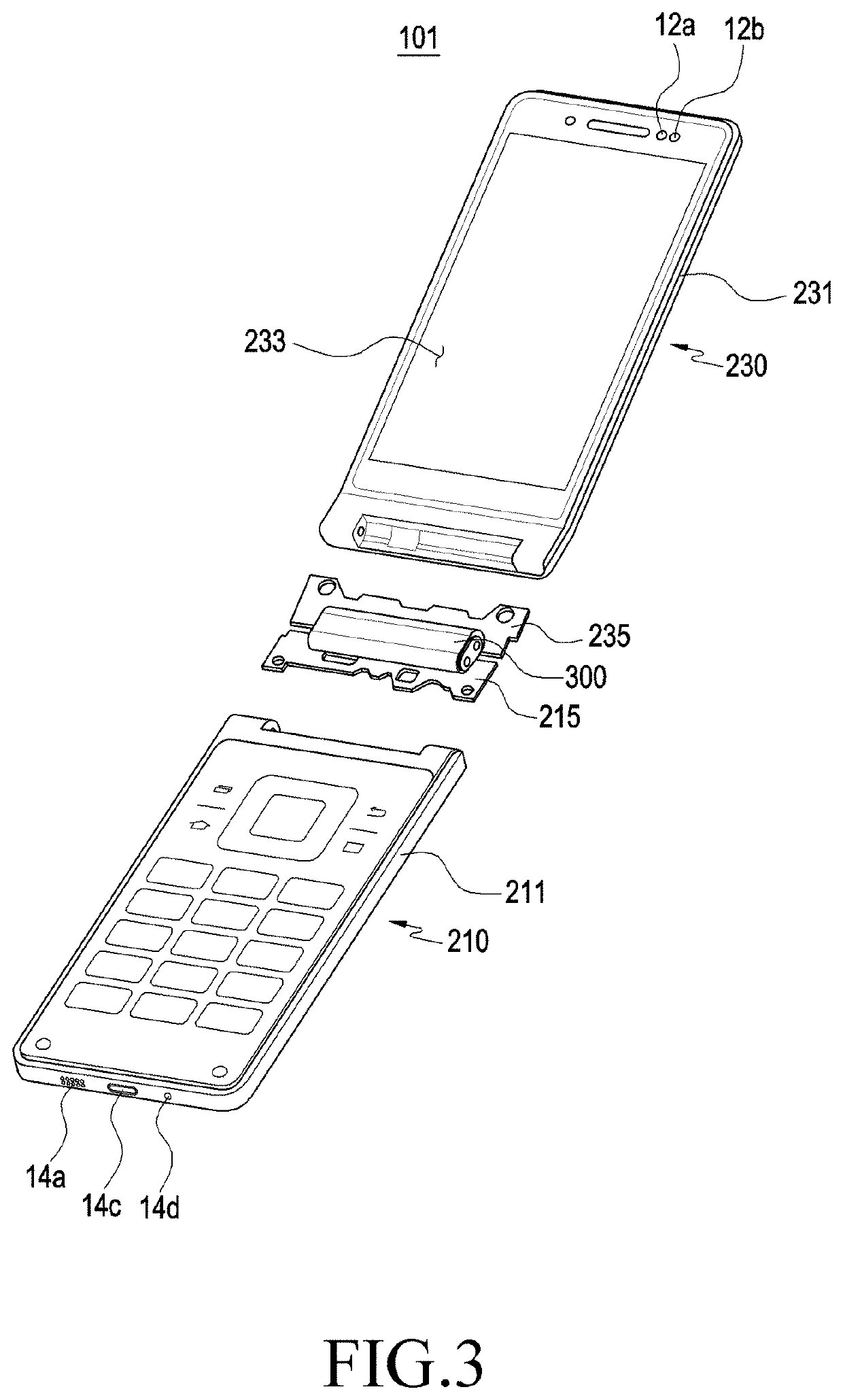 Hinge structure and electronic device with the same