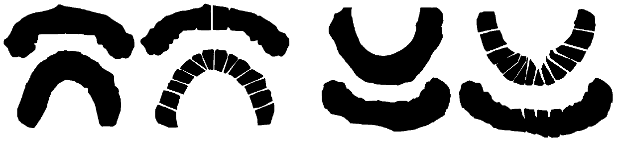 Construction method and system of natural dental form database