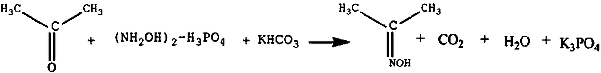 Organic synthesis intermediate acetone oxime synthesis method