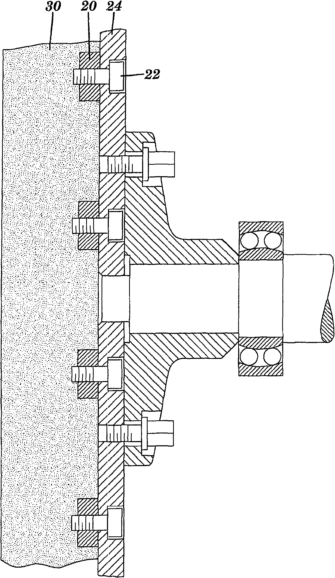 Disc grinding wheel with integrated mounting plate