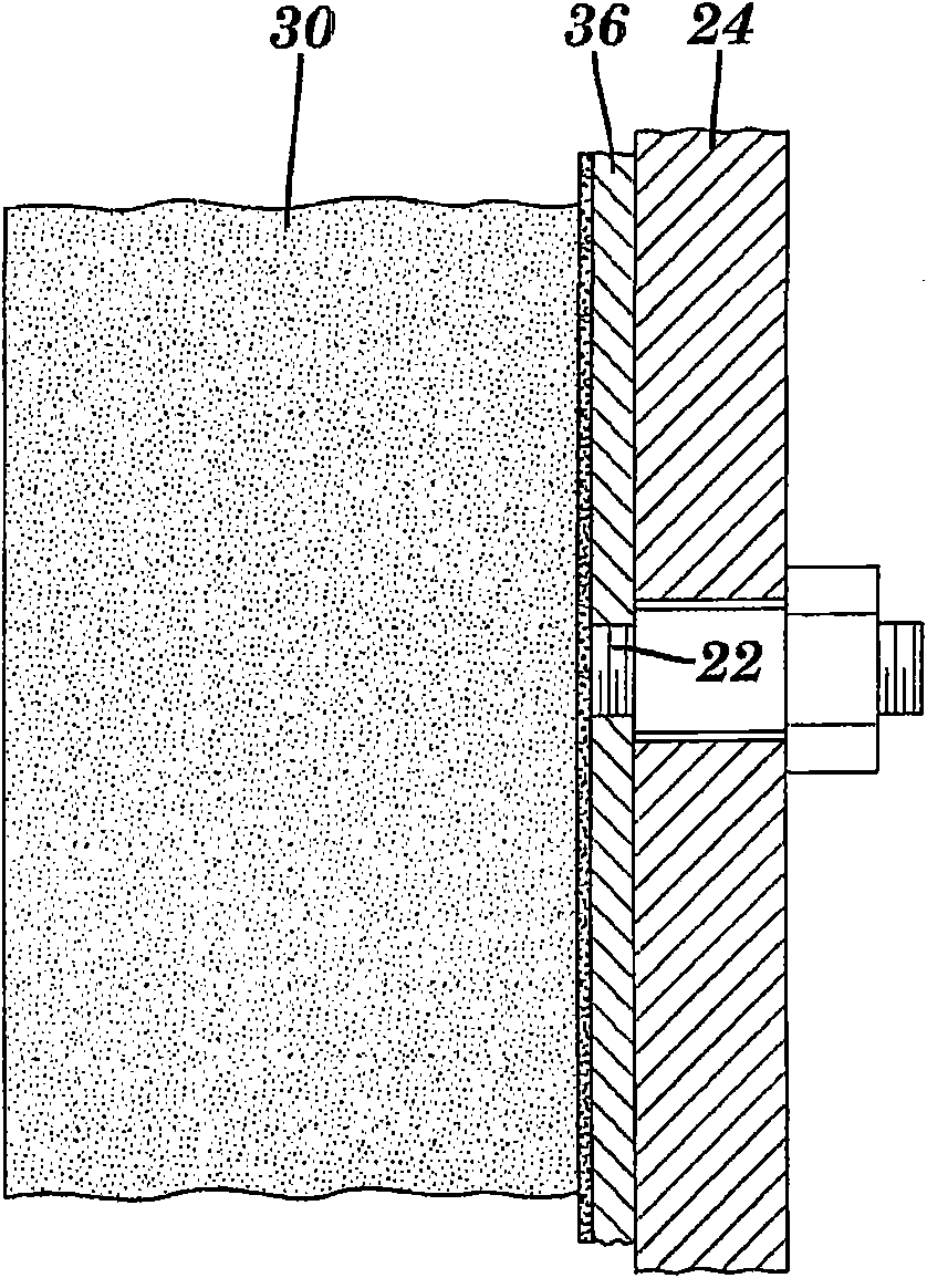 Disc grinding wheel with integrated mounting plate