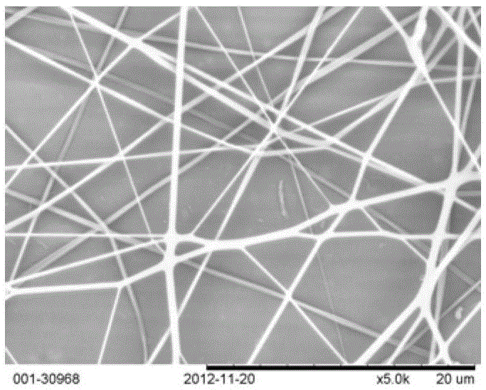 A kind of preparation method of glucose vinyl ester/isopropylacrylamide copolymer nanofibrous film