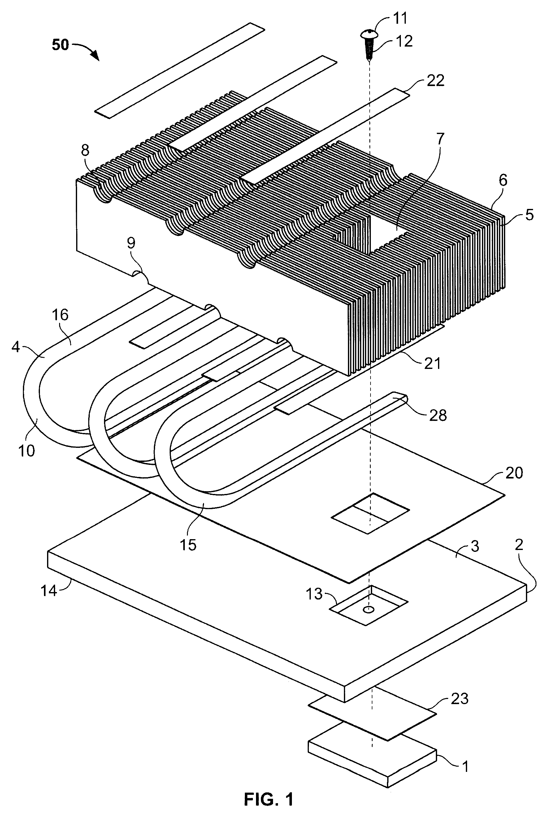 Three-Dimensional Thermal Spreading in an Air-Cooled Thermal Device