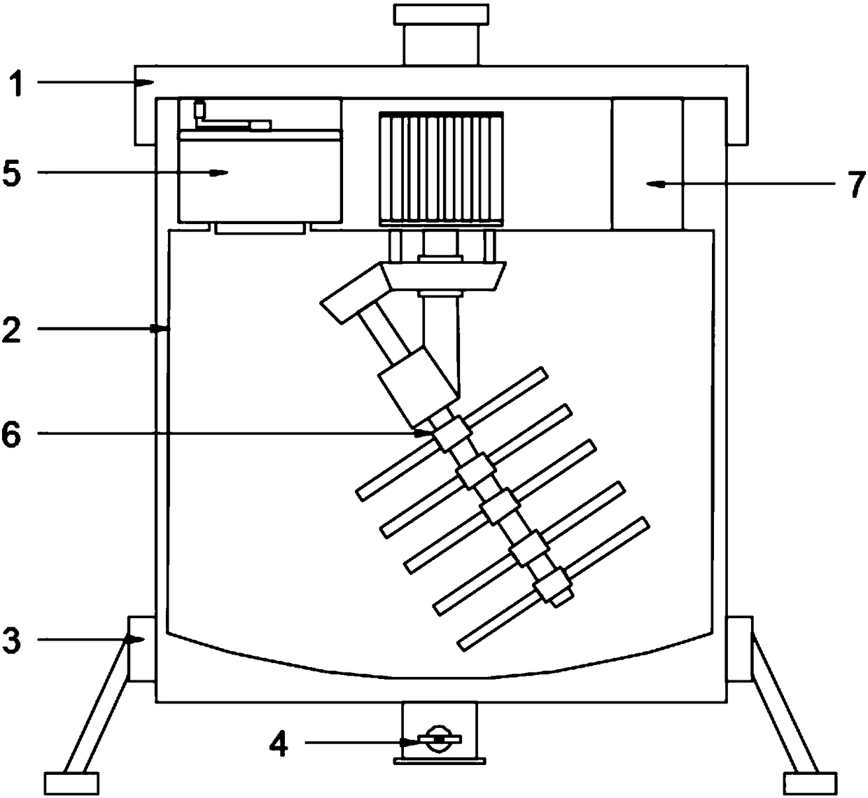 Auxiliary dissolving device for chemical experiment