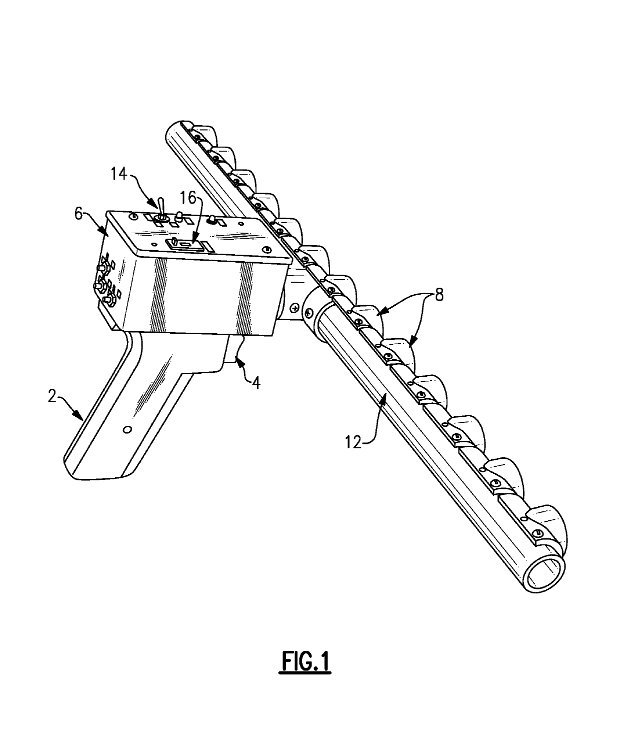 Hand-held UV stimulator