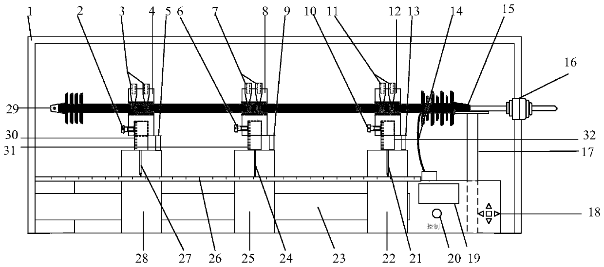 A method for simulating and testing radial local moisture damage of cables